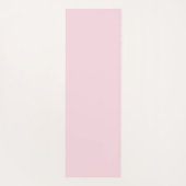 Hot Pink Modern Script Girly Monogram Naam Yogamat (Achterkant)