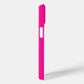 Hot Pink Monogram Initialen Case-Mate iPhone Case (Achterkant / Rechts)