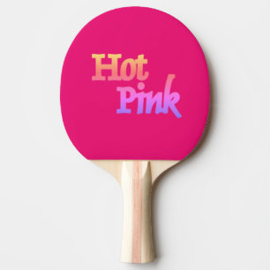 Hot Pink ping pongpeddel Tafeltennisbatje