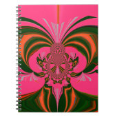 Hot Pink Red Golden Green Notitieboek (Voorkant)