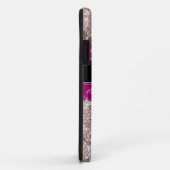 Hot Pink Rhinestone Glitter Bling Diamond Sequins Case-Mate iPhone Case (Achterkant/rechts)