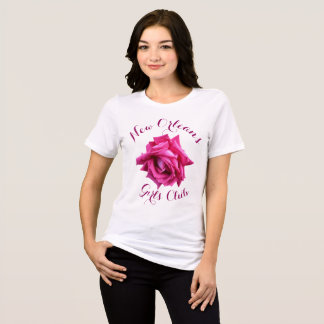   hot pink roos floral T-shirt