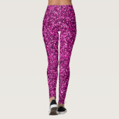 Hot-pink Sequin Leggings (Achterkant)