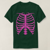 Hot Pink Skeleton Tshirt (Design voorkant)
