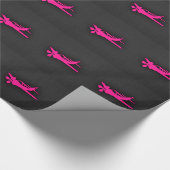 Hot Pink Small Plane Cadeaupapier (Hoek)