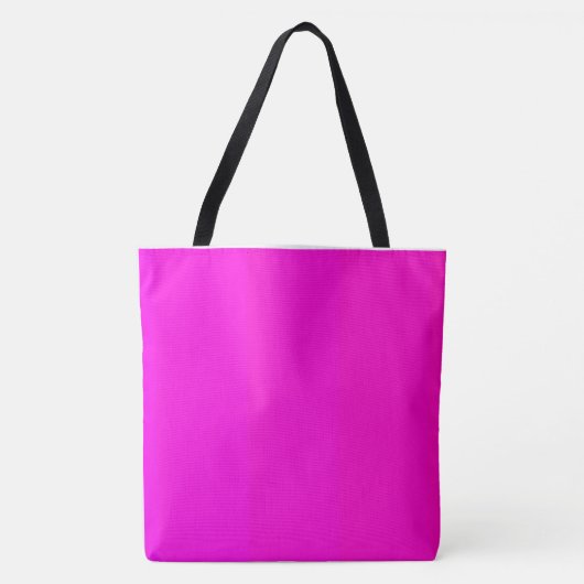 Hot Pink Statement Tas: Draag alles in stijl Draagtas (Voorkant)
