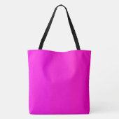 Hot Pink Statement Tas: Draag alles in stijl Draagtas (Achterkant)