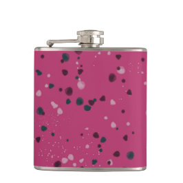 Hot Pink With Confetti Heupfles