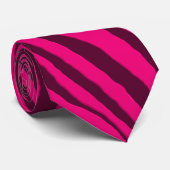 HOT PINK ZEBRA STRIPE-3 STROPDAS (Opgerold)