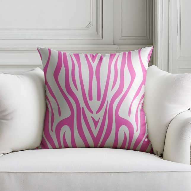 Hot pink zerba print kussen (Creator heeft geüpload)