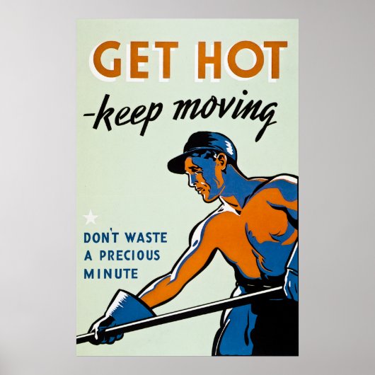 Hot-pluggable - Blijf bewegen - WW2 Poster (Voorkant)