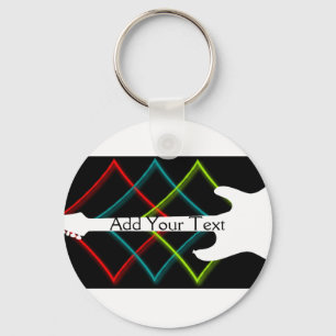 Hot Pop Kleur gitaar Business Sleutelhanger