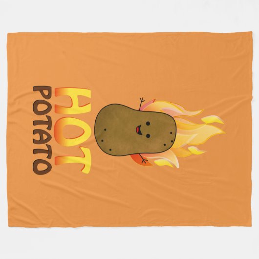 Hot Potato Fleece Deken (Voorkant (Horizontaal))