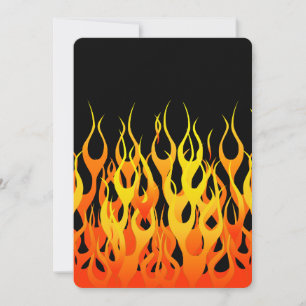 Hot Racing Flames Grafisch