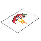 Hot Red Chili Pepper Notitieboek (Linkerzijde)