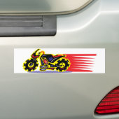 Hot-Ride Motorcycle-Bumpersticker Bumpersticker (Op auto)