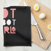Hot robot theedoek (Quarter Fold)