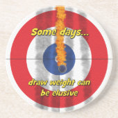 Hot Rocks 'draw weight' Dessous de verre en grès - (Devant)