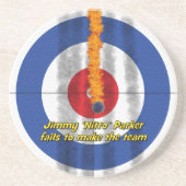 Hot Rocks 'Nitro' Dessous de verre en grès - (bleu (Devant)