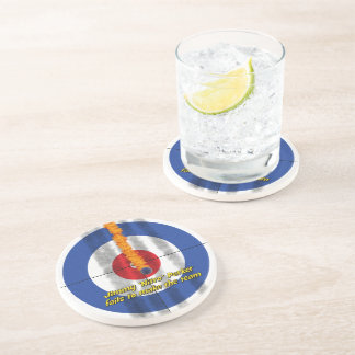 Hot Rocks 'Nitro' Dessous de verre en grès - (bleu