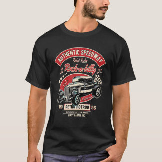 Hot Rod 50s Rockabilly Kleding Sock Hop C T-shirt
