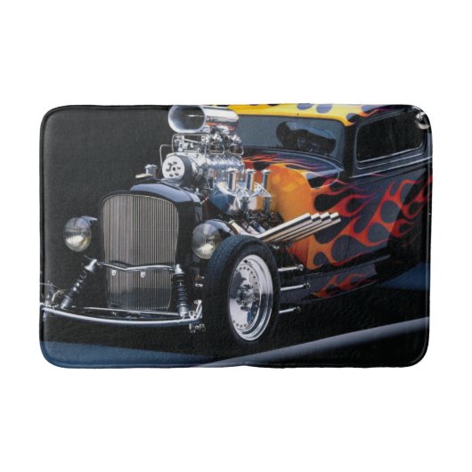 Hot rod badmat (Voorkant)