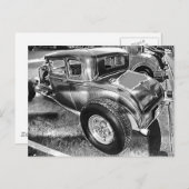 Hot Rod Briefkaart (Voorkant / Achterkant)