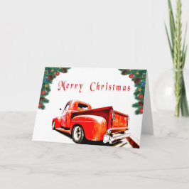 Hot Rod Christmas Kaart