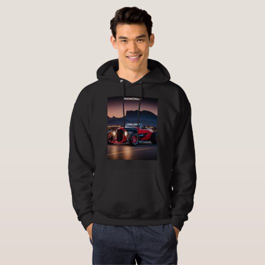 Hot Rod Clásico JDM  Hoodie (Voorkant volledig)