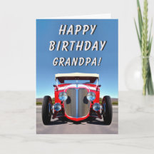 Hot Rod Classic Car Rockabilly RocknRoll Birthday