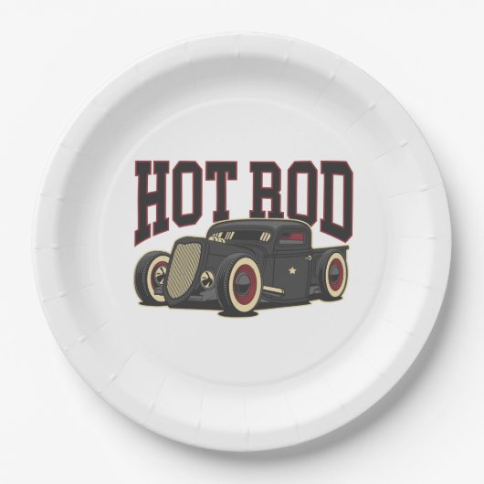 Hot Rod Classic Papieren Bordje (Voorkant)