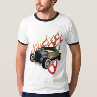 hot rod fire t-shirt