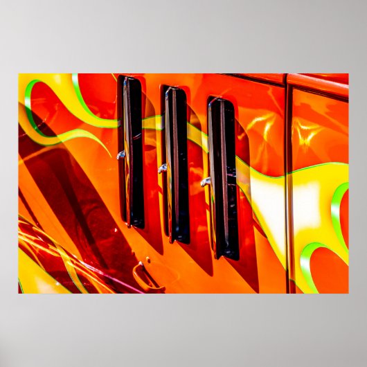 Hot Rod Flames Poster (Voorkant)