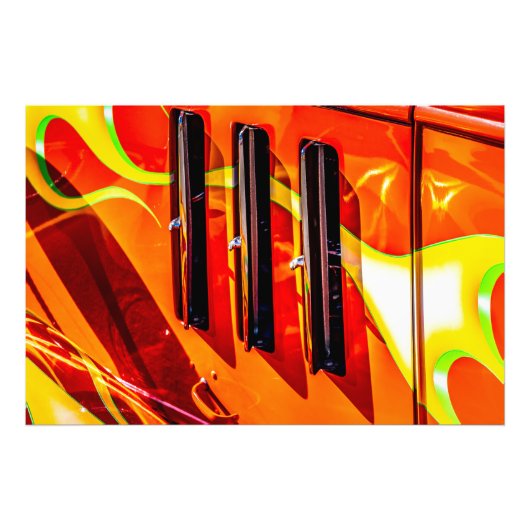 Hot Rod Flamest Foto Afdruk (Voorkant)