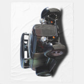 HOT ROD FLEECE DEKEN (Voorkant)