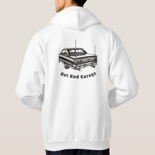 Hot Rod Garage Hoodie (Achterkant)
