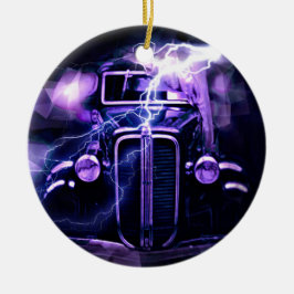Hot Rod Keramisch Ornament