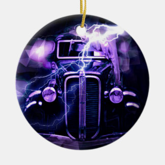 Hot Rod Keramisch Ornament