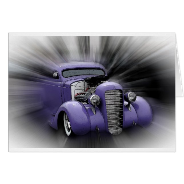 Hot rod pourpre (Devant horizontal)