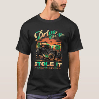Hot Rod Racing Drive alsof je hem hebt gestolen Re T-shirt