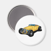 Hot Rod Roadster Magneet (Voorkant / Achterkant)