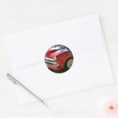 Hot Rod Ronde Sticker (Envelop)