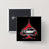 Hot Rod Spade Button (Voorkant /achterkant)