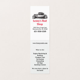 Hot Rod Spade Visitekaartjes