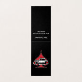 Hot Rod Spade Visitekaartjes (Buitenkant ongevouwen)
