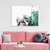 Hot Rod stretched canvas afdrukken (Insitu (Woonkamer))