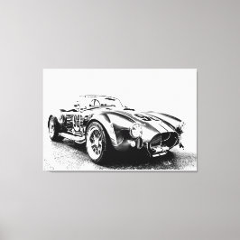 Hot Rod stretched canvas afdrukken