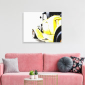 Hot Rod stretched canvas afdrukken (Insitu (Woonkamer))