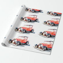 Hot Rod Truck Wrapping Papier