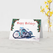 Hot Rod vakantie Kaart (Gele Bloem)